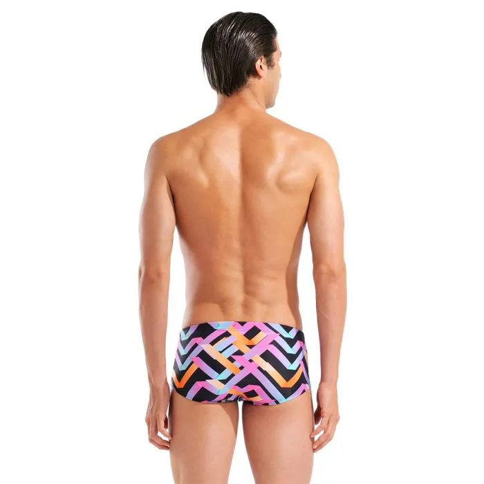 Arena Texture Swim Low Waist Short black-multi Heren - Image 4