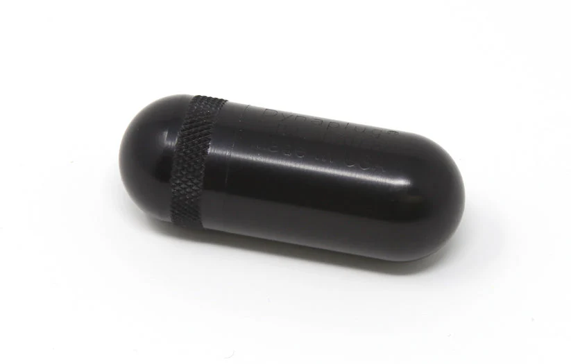 Dynaplug Pill Anodized Aluminium Black