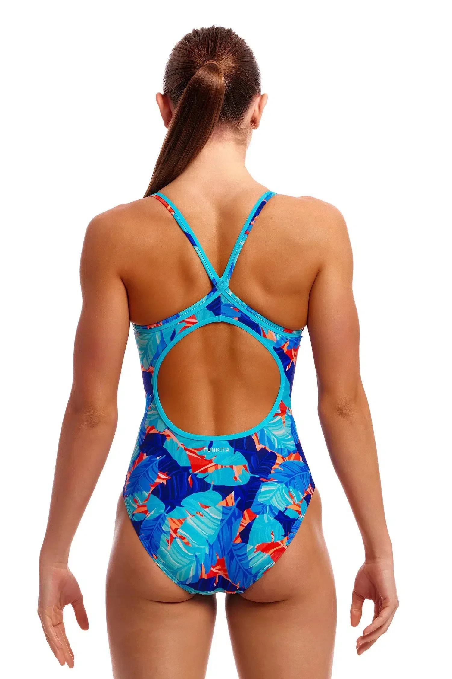 Funkita One Piece Diamond Back Lotsa Leaves Badpak Dames - Image 3