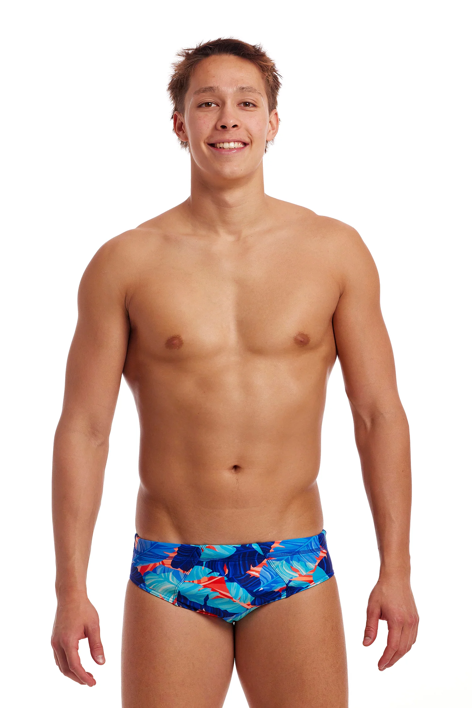 Funky Trunks Briefs Seamed Lotsa Leaves Zwembroek Heren - Image 2