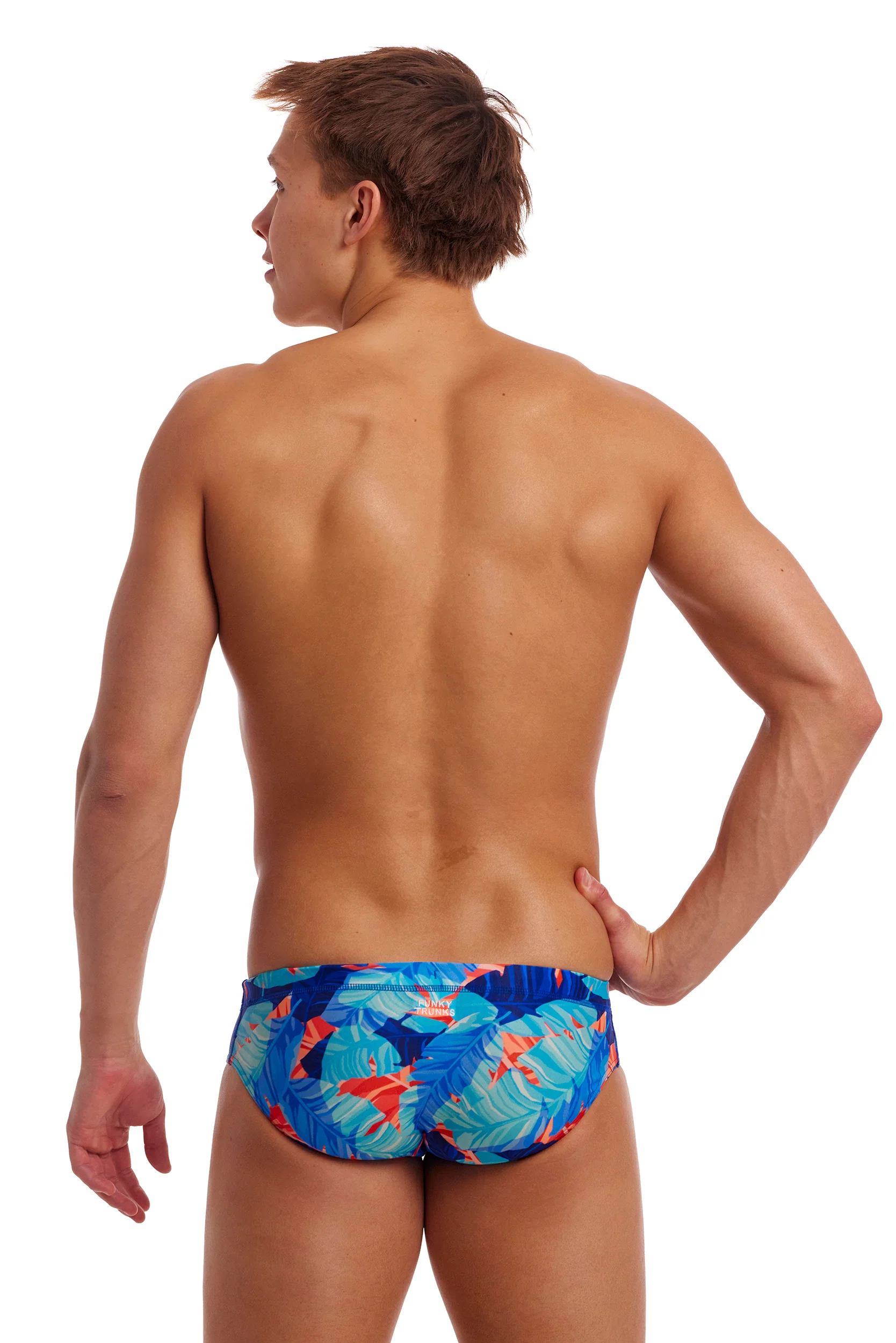 Funky Trunks Briefs Seamed Lotsa Leaves Zwembroek Heren - Image 3