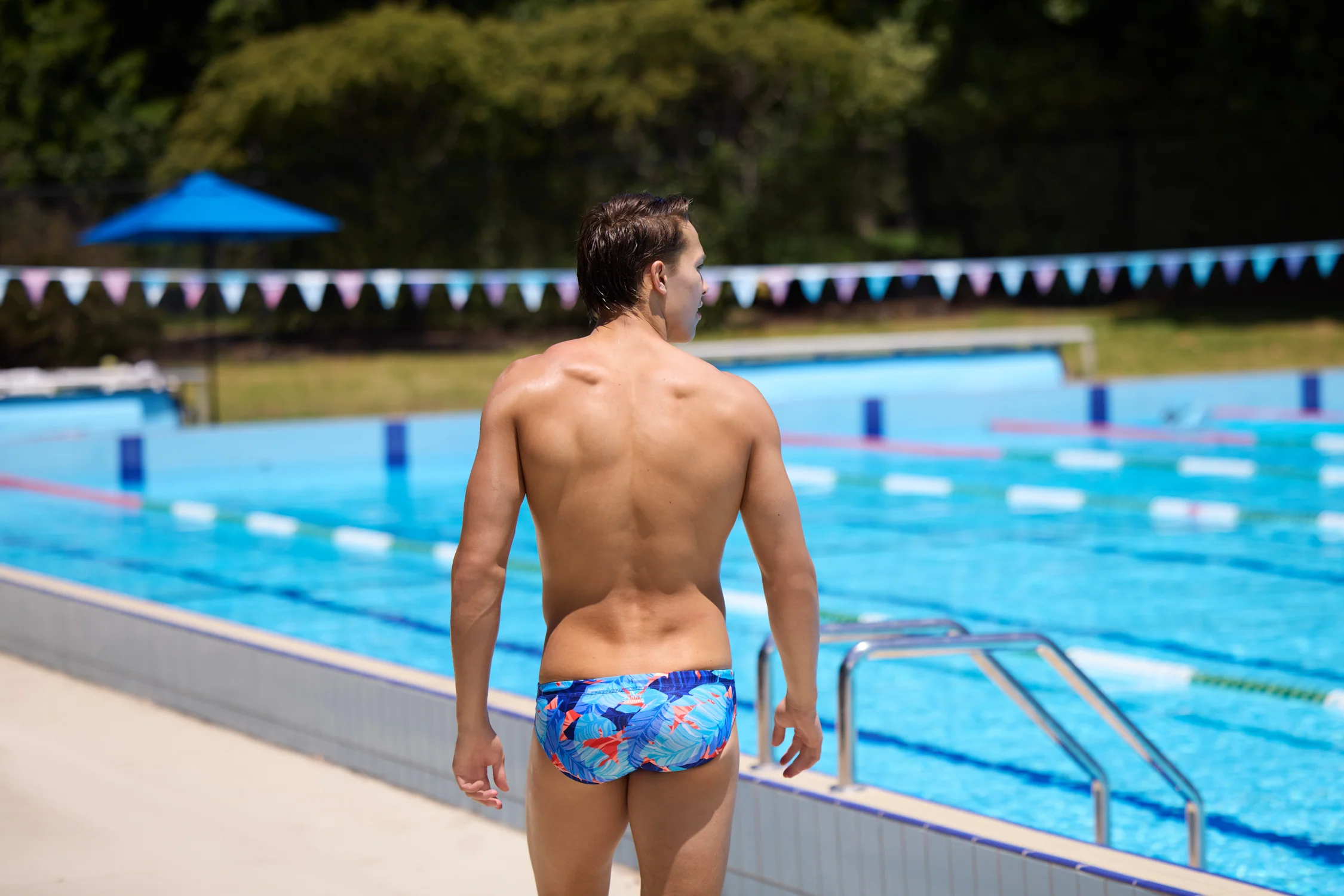 Funky Trunks Briefs Seamed Lotsa Leaves Zwembroek Heren - Image 7